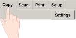 copy tab selection
