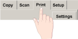 print tab selection