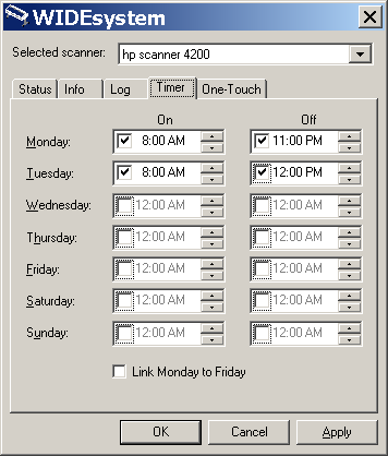 WIDEsystem time management