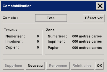 bote de dialogue Comptabilisation