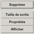menu contextuel des fichiers de la liste