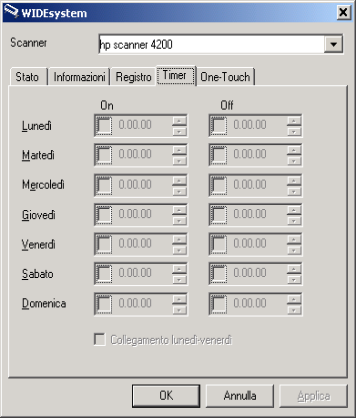Gestione del tempo WIDEsystem
