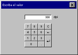 teclado numérico