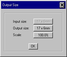 list file output size