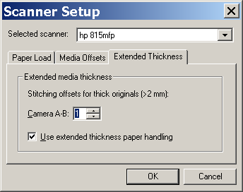 scanner extended thickness