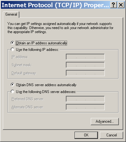 internet protocol (TCP/IP) properties dialog box