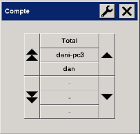 bote de dialogue Compte