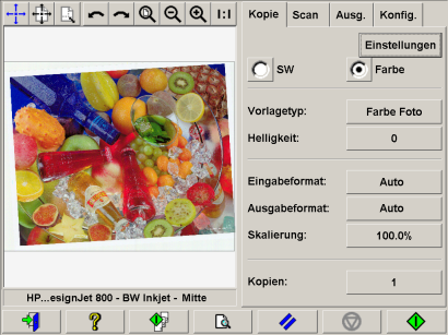 Originalscan sieht schief aus