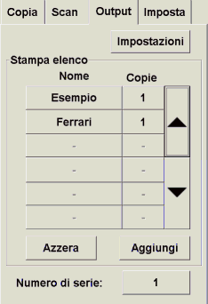 scheda stampa