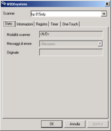 informazioni sullo scanner WIDEsystem