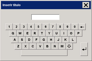 teclado de texto