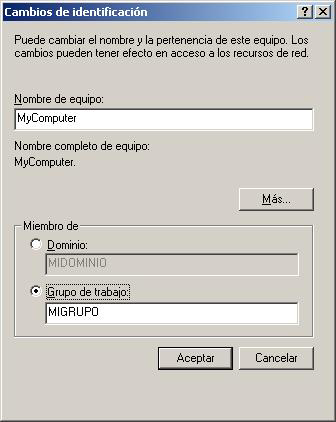 cuadro de diálogo de estado de la conexión de área local