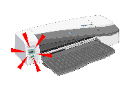 front view of printer